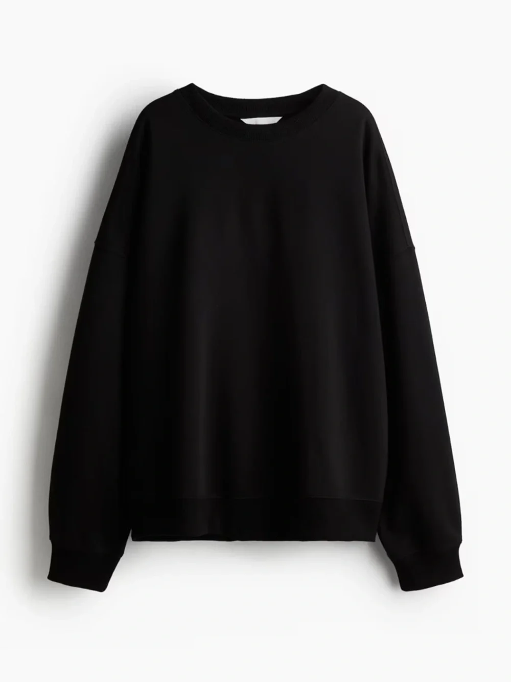 H&M BASICS Black Sweatshirt - Size XXS - Picture 4 of 5